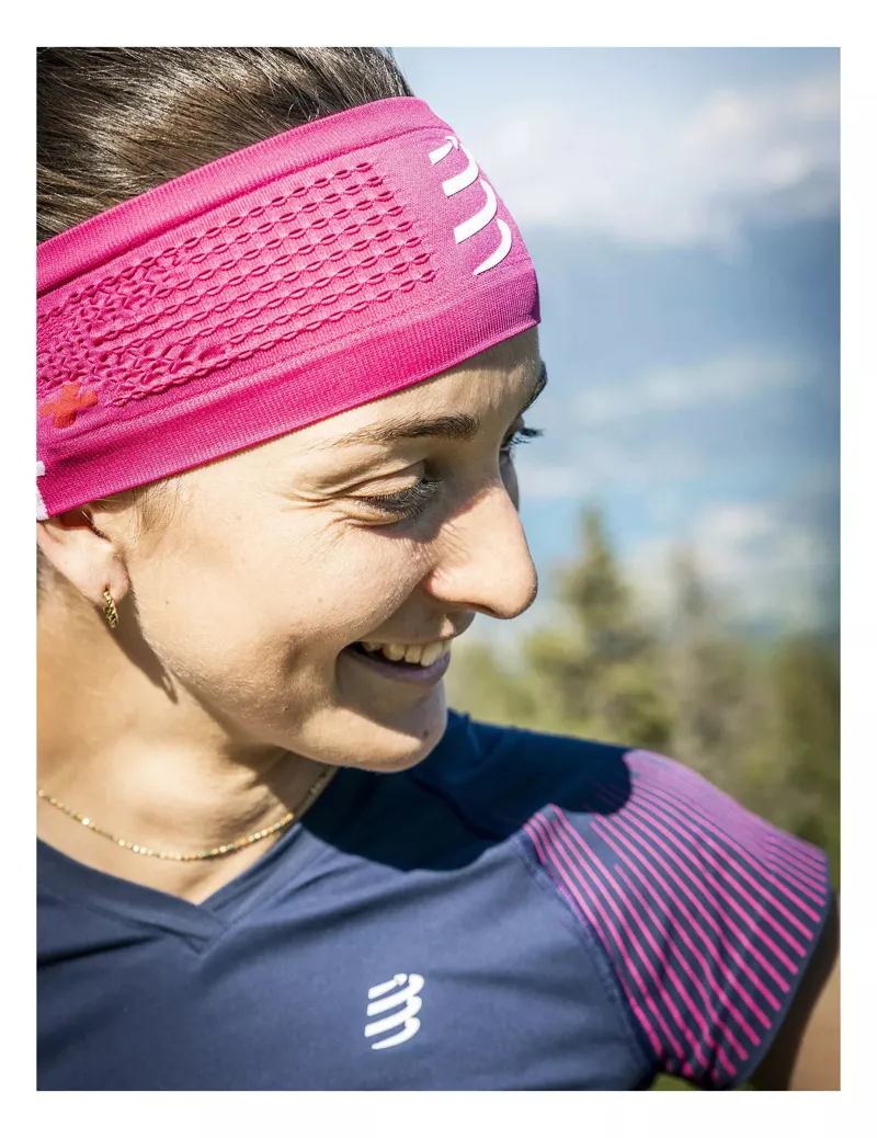 Compressport Headband On/Off Uni Size Magenta-2